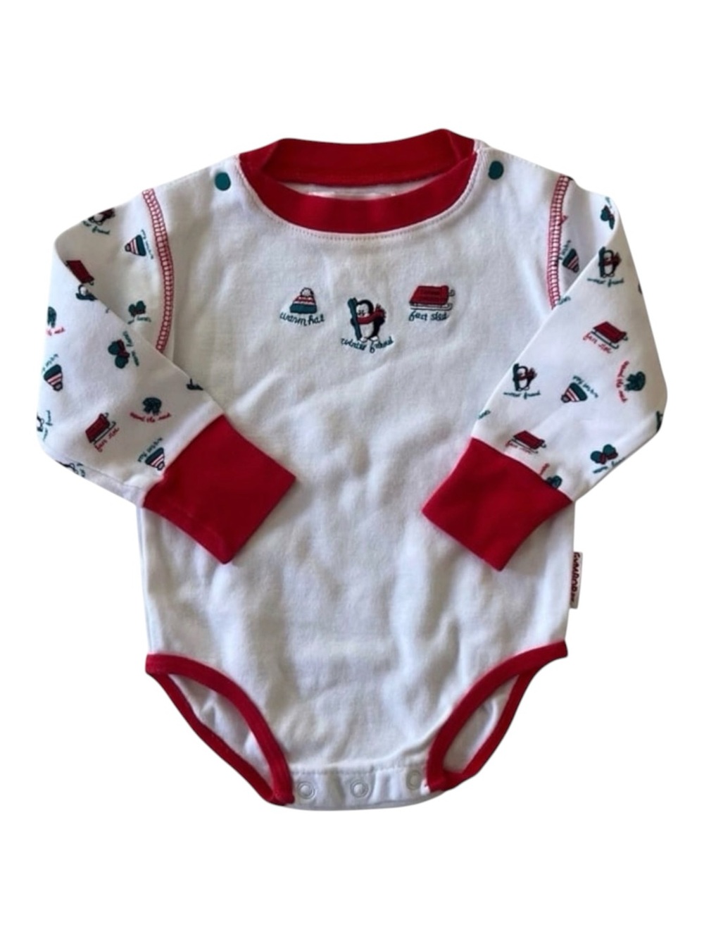 Vintage 90s Penguin Christmas Onesie